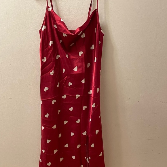 Women’s sleepwear beautiful heart print dress size XL - Picture 4 of 6